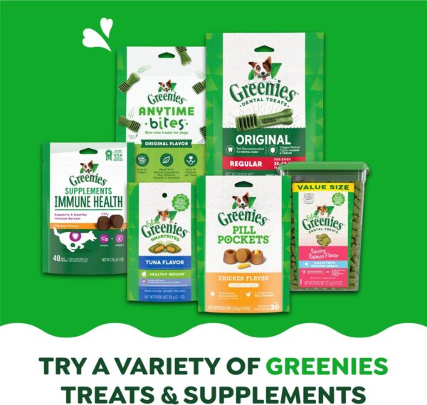 Greenies Original Petite Natural Dental Care Dog Treats, 36 Oz. Pack (60 Treats) - Image 11