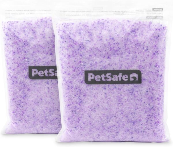 Petsafe Scoopfree Premium Crystal Cat Litter - Outperforms Clay Litter - Less Tracking, Dust for a Fresh Home - Non-Clumping - Two 4.3 Lb Bags of Litter (8.6 Lb Total) - Original Blue - Image 9