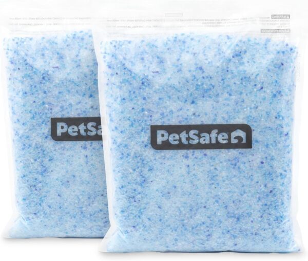 Petsafe Scoopfree Premium Crystal Cat Litter - Outperforms Clay Litter - Less Tracking, Dust for a Fresh Home - Non-Clumping - Two 4.3 Lb Bags of Litter (8.6 Lb Total) - Original Blue