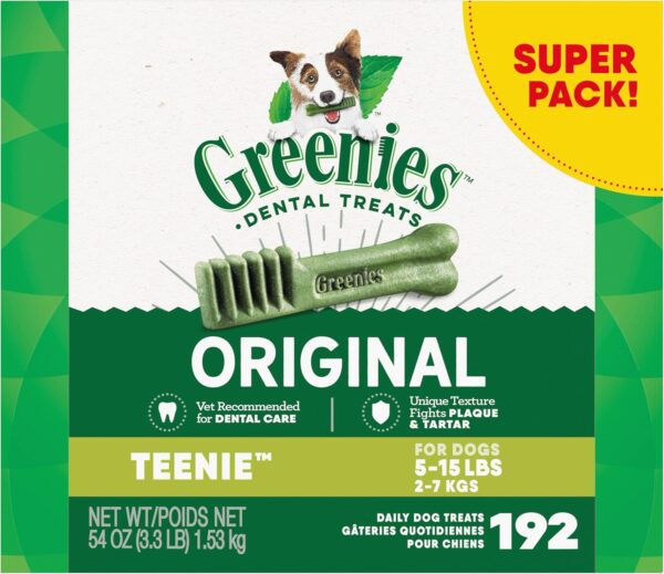 Greenies Original Petite Natural Dental Care Dog Treats, 36 Oz. Pack (60 Treats) - Image 14