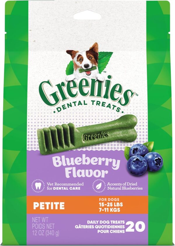 Greenies Original Petite Natural Dental Care Dog Treats, 36 Oz. Pack (60 Treats) - Image 25