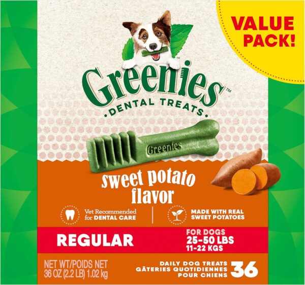 Greenies Original Petite Natural Dental Care Dog Treats, 36 Oz. Pack (60 Treats) - Image 12