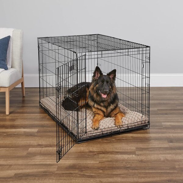 Midwest Homes for Pets Newly Enhanced Single Door Icrate Dog Crate, Includes Leak-Proof Pan, Floor Protecting Feet, Divider Panel & New Patented Features - Image 3