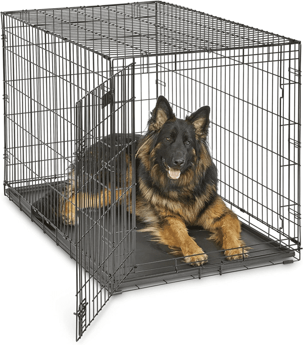 Midwest Homes for Pets Newly Enhanced Single Door Icrate Dog Crate, Includes Leak-Proof Pan, Floor Protecting Feet, Divider Panel & New Patented Features - Image 2